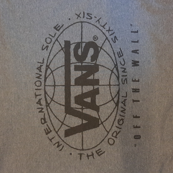 Vans t-shirt size Med, gray - Picture 3 of 4